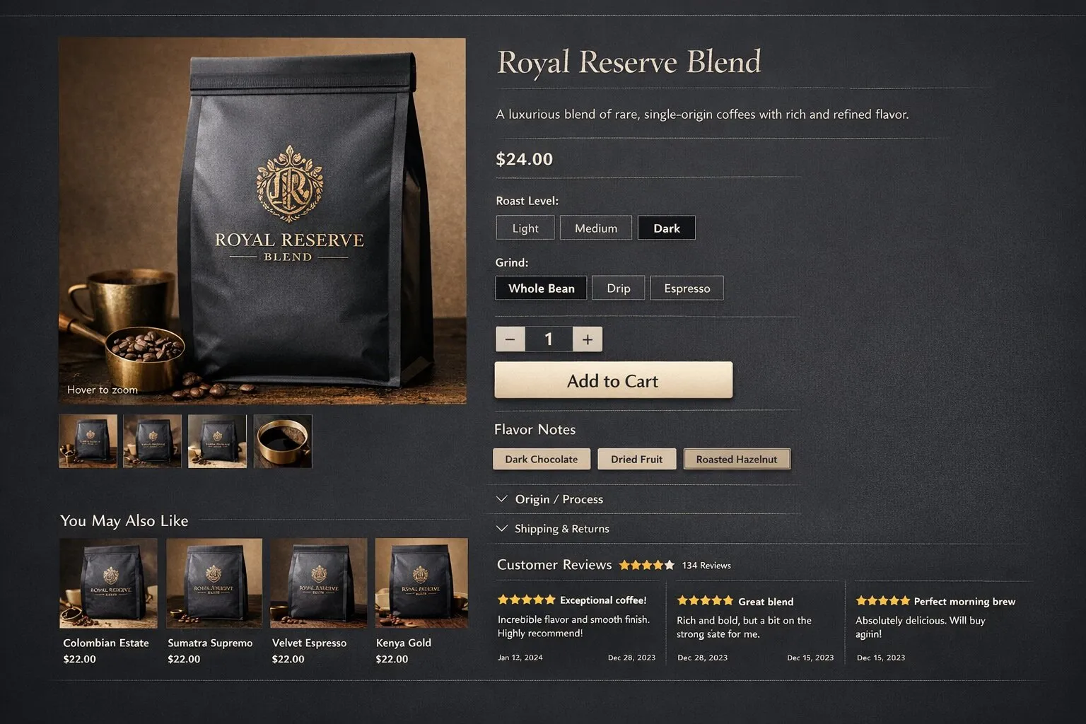 Kenyan Nyeri coffee